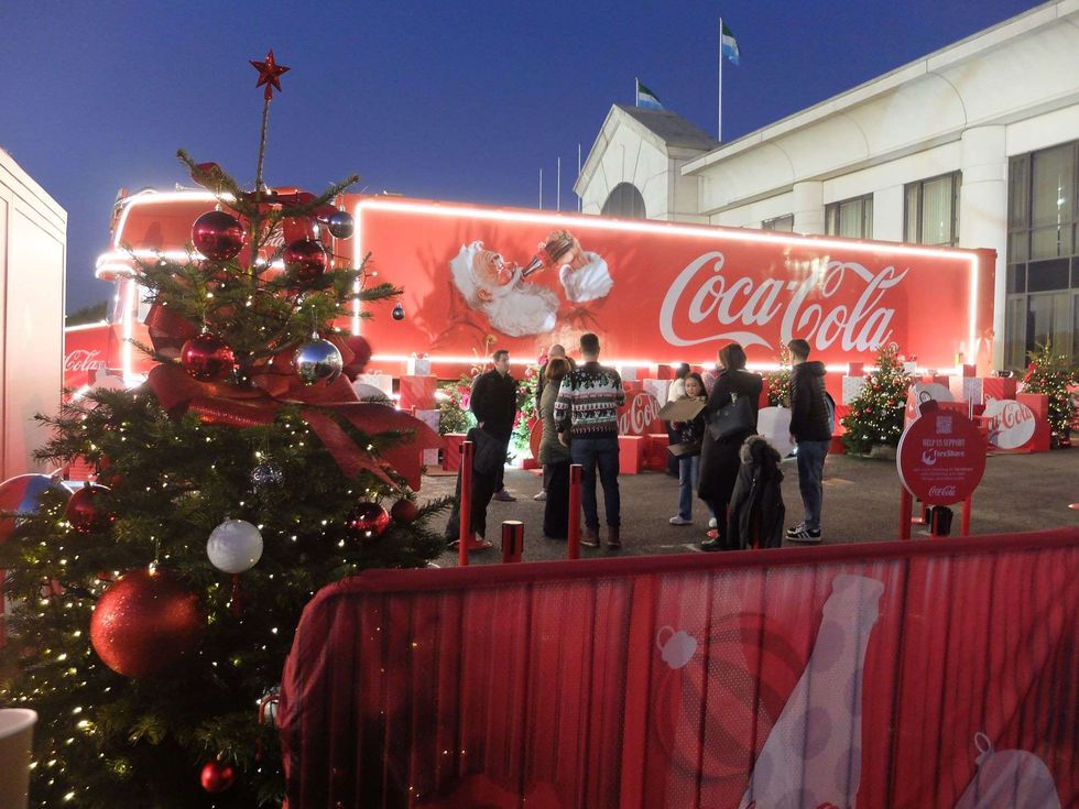Bestway Coca-Cola Christmas truck event