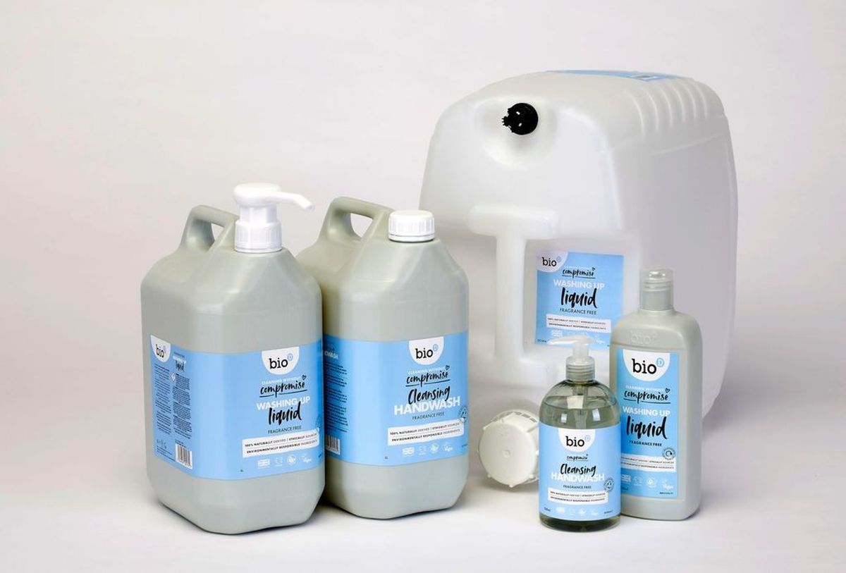 Bio-D refill containers for reuse in closed loop scheme