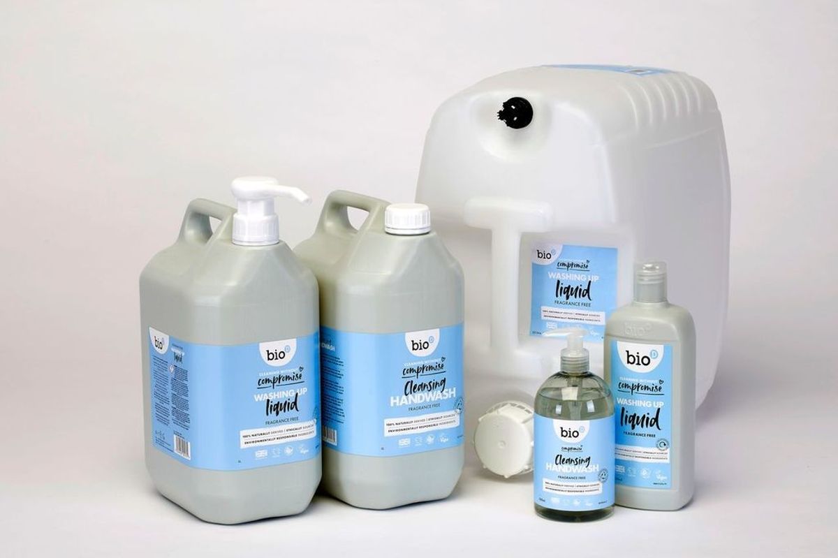 Bio-D refill containers for reuse in closed loop scheme