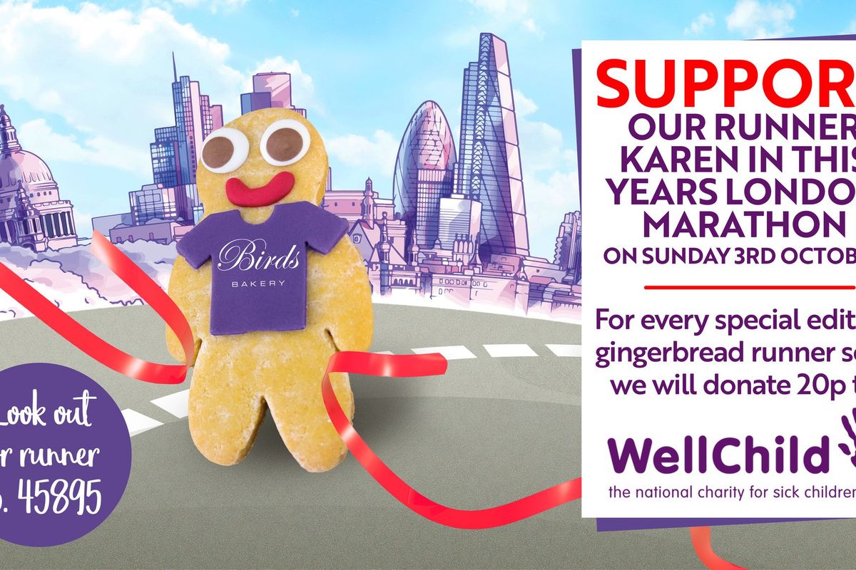 Birds Bakery supports Wellchild at London marathon