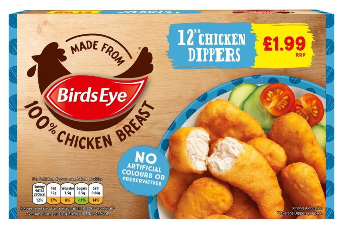 Birds Eye 12 Chicken Dippers 220g