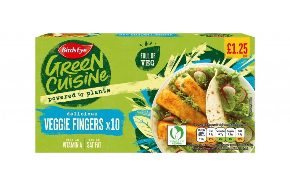 Birds Eye Green Cuisine Veggie Fingers 284g PMP