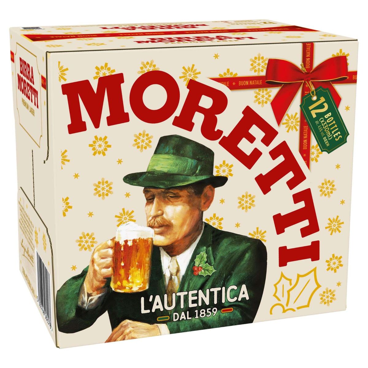 Birra Moretti festive packaging refresh £2.4m campaign