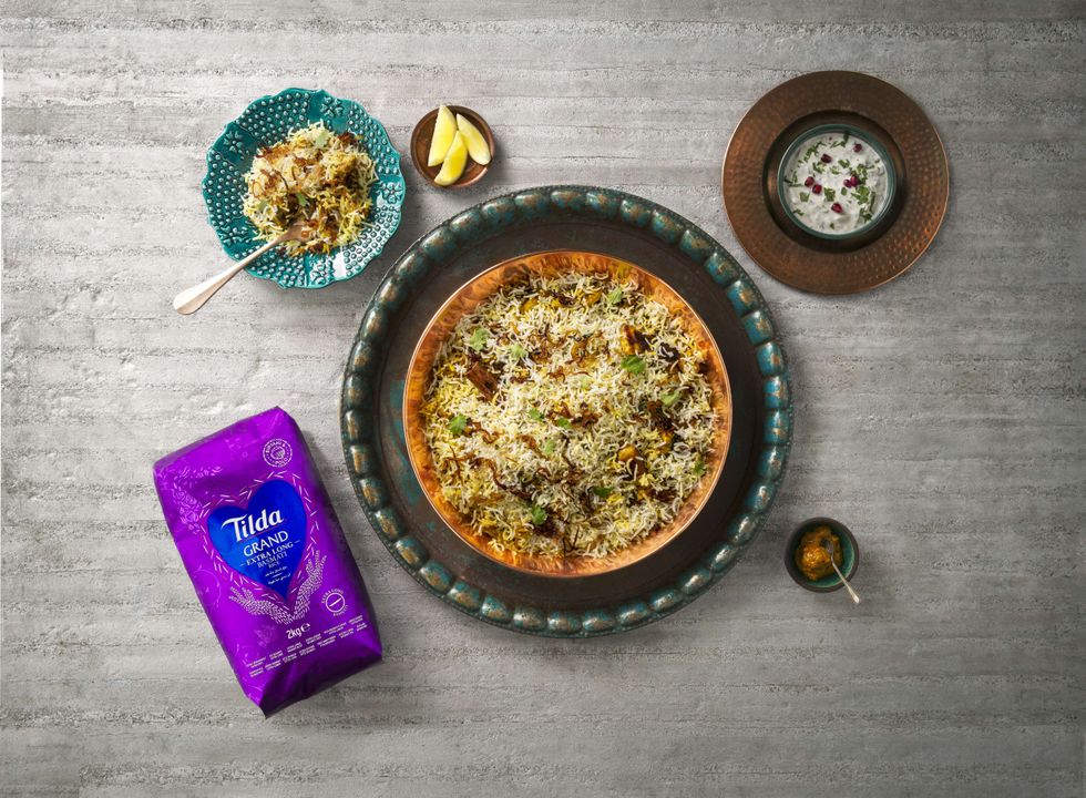 biryani with tilda pack