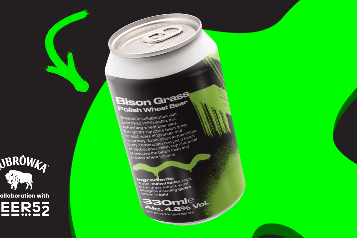 Żubrówka launches first-ever Bison Grass beer