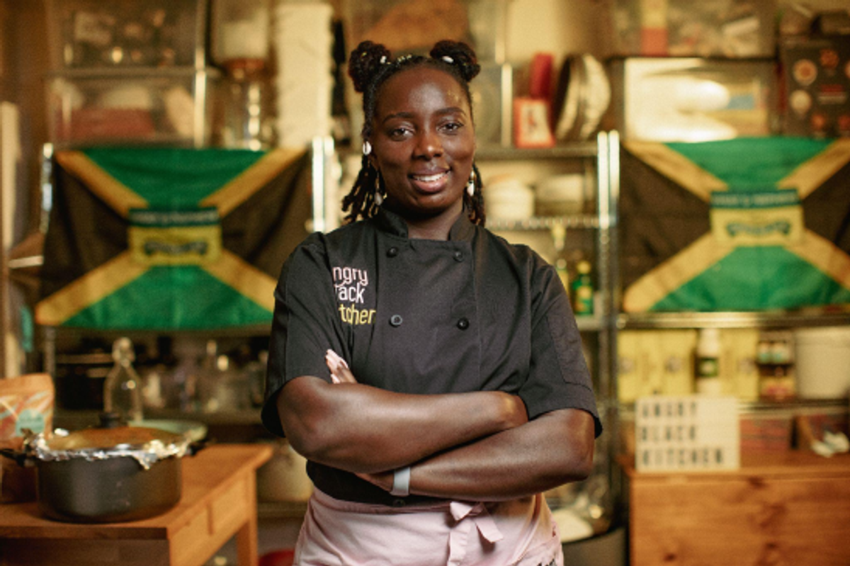 Black entrepreneurs networking at a Wray Forward event, fostering mentorship and growth.