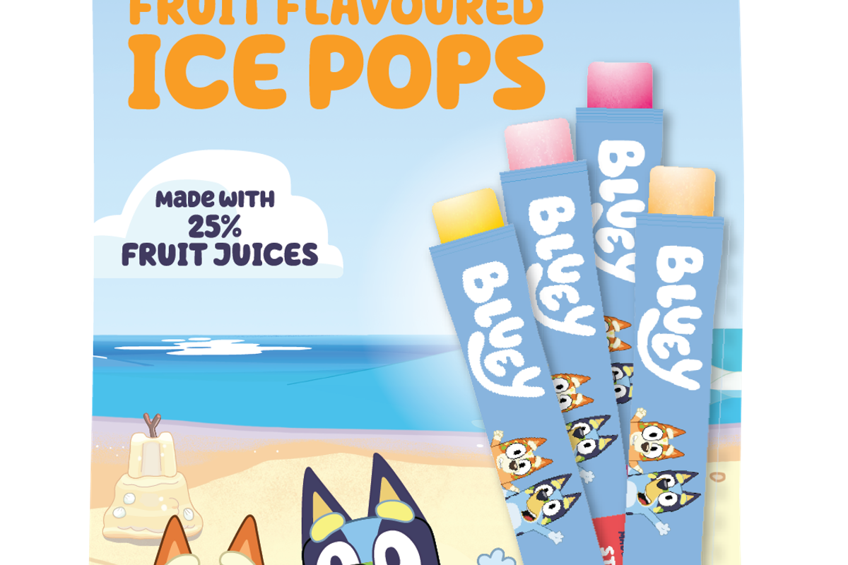 Bluey Ice Pops – fruity, no added sugar, freeze-at-home treats
