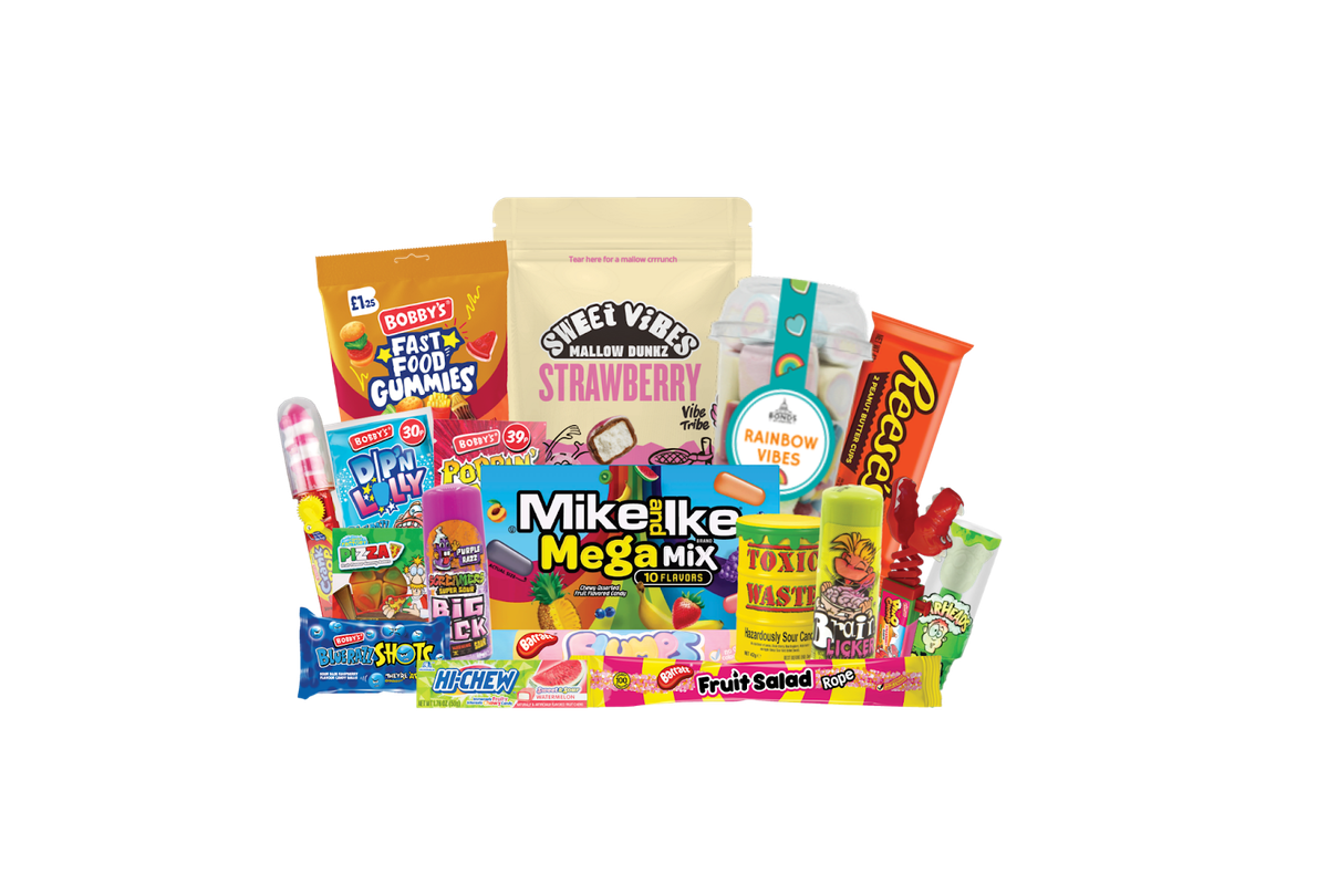 Bobby’s Brand Box display of bestselling sweets for UK independent retailers and impulse trade