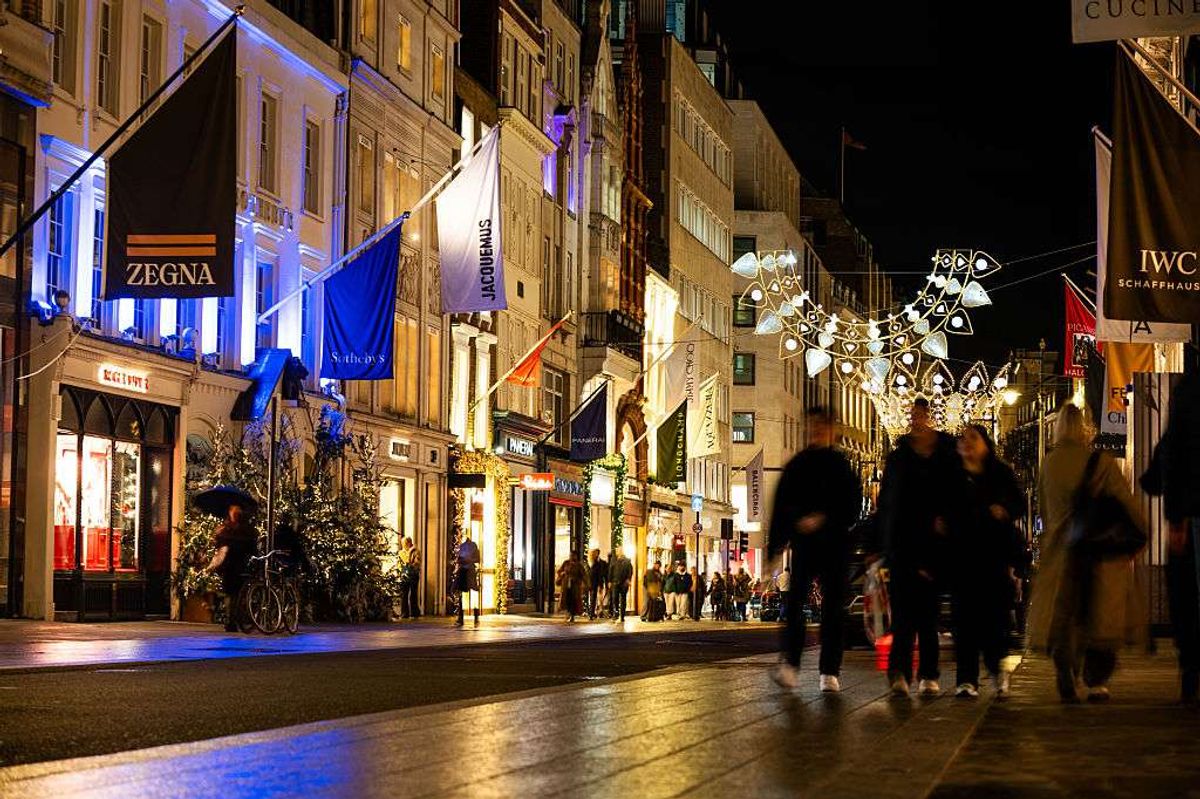 Bond Street seen as London celebrates the Christmas season