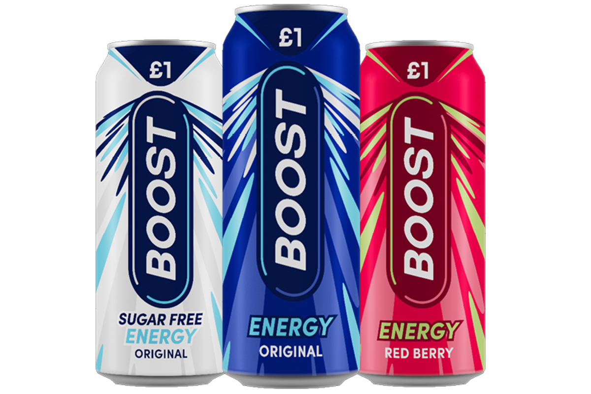Boost Energy Drinks Can