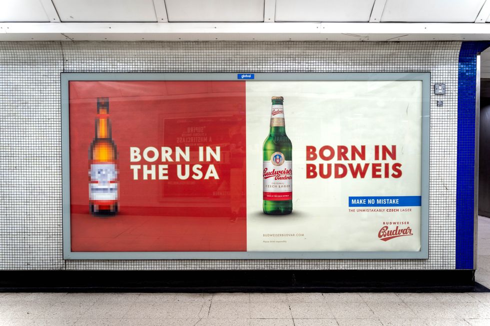 Born In Budweis Underground Trade OOH 1
