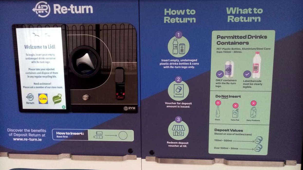 Bottle deposit return point