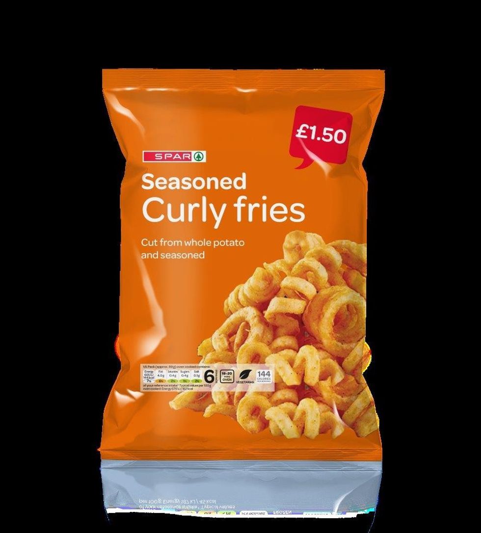 Brand Curly fries vis