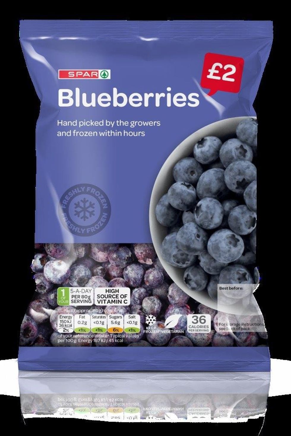 Brand Frozen blueberries