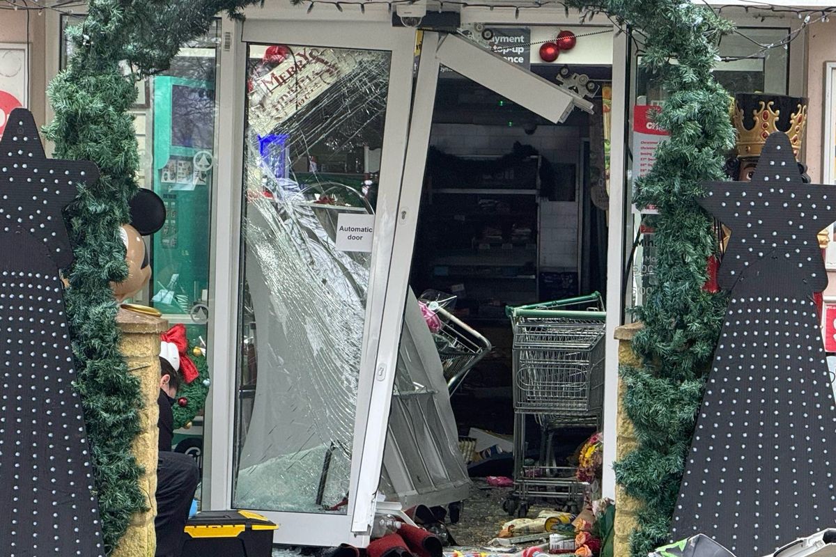 brutal ram-raid