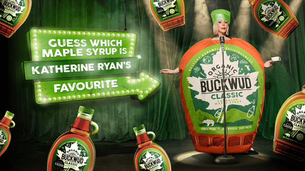 Buckwud marketing campaign Katherine Ryan