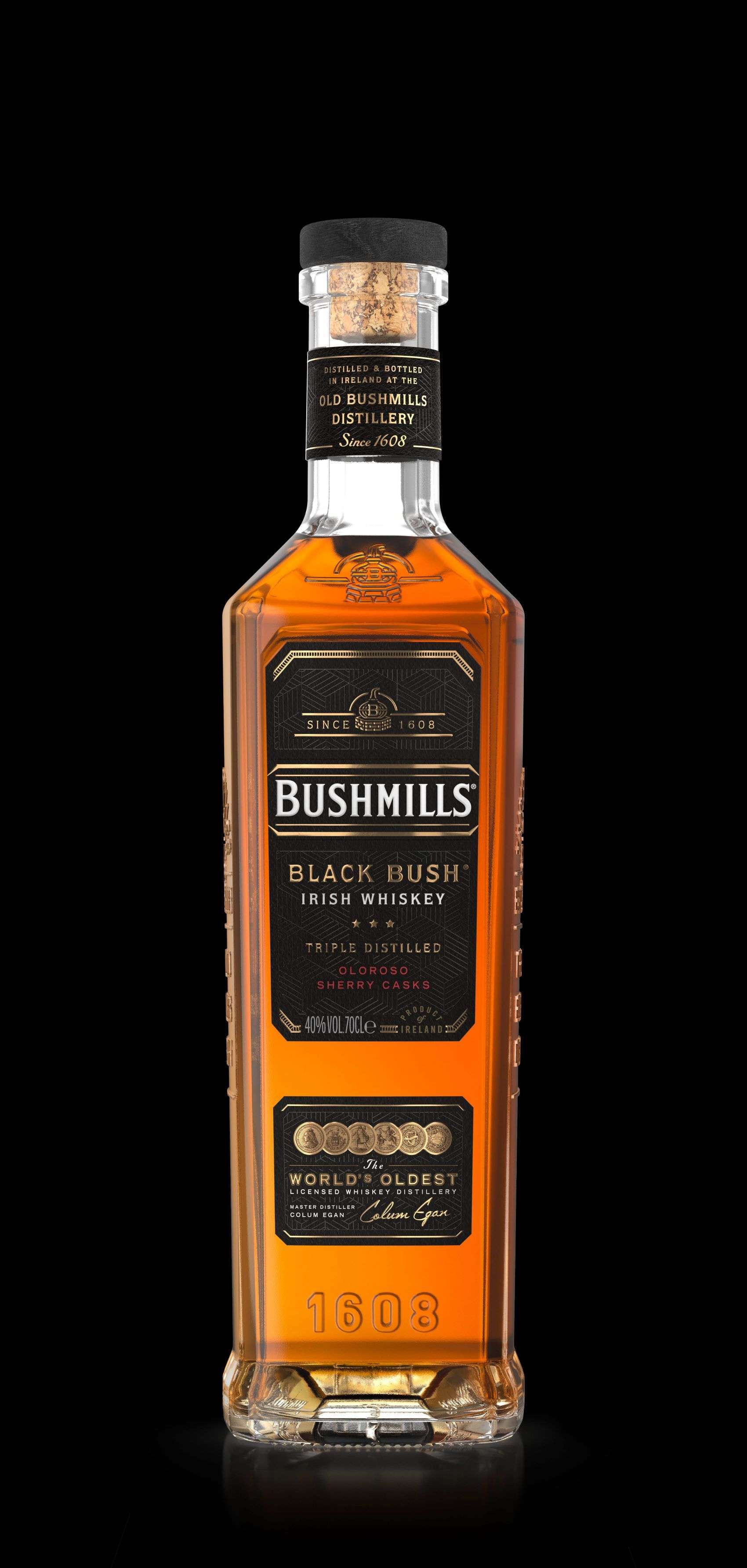 Bushmills Black Bush redesign