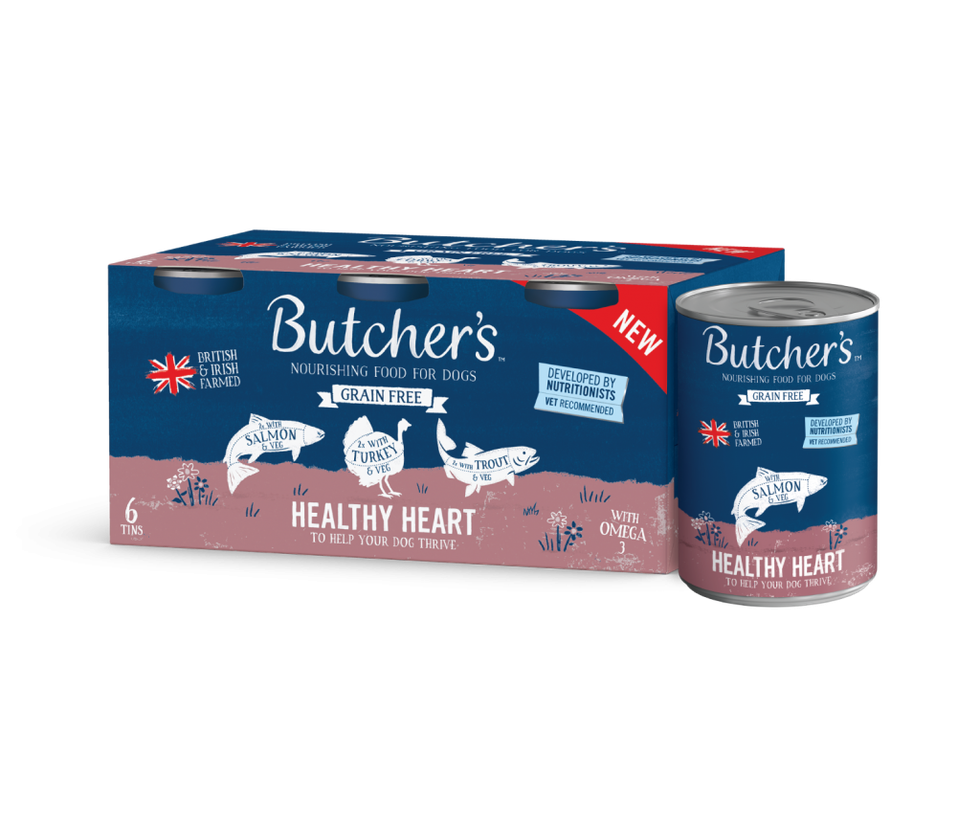 Butchers 6 Pack Can Heathly Heart L with single