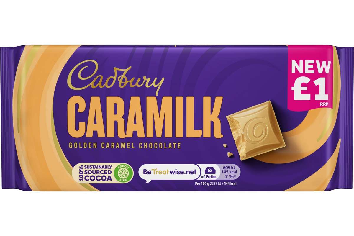 CADBURY caramilk chocolate