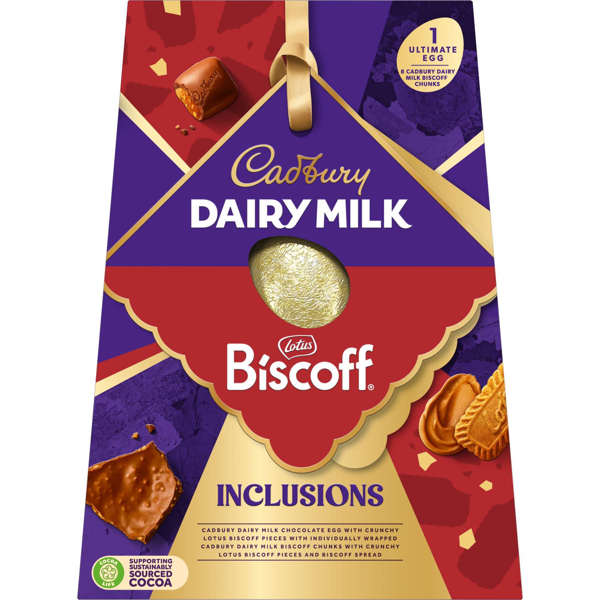Cadbury Dairy Milk Biscoff shell egg