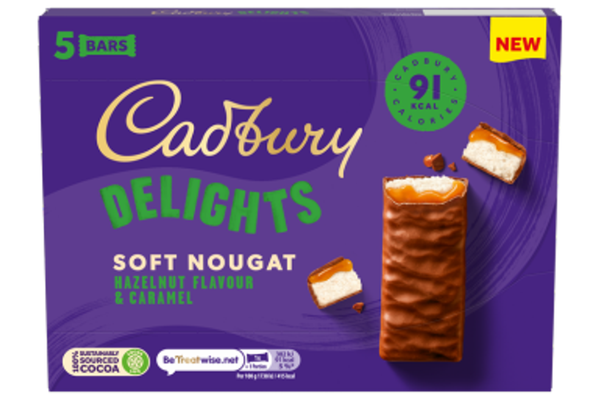 Cadbury Delights Hazelnut and Caramel
