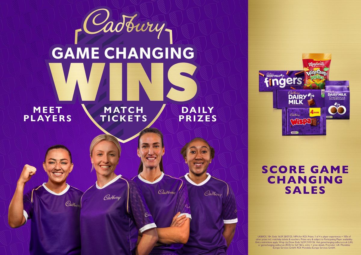 Cadbury football promo features women’s football stars and fan rewards