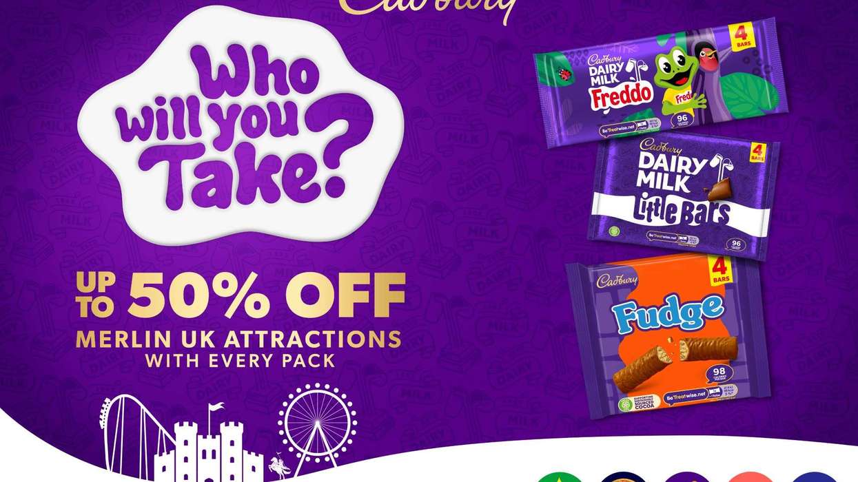 Cadbury Merlin Entertainments family fun partnership