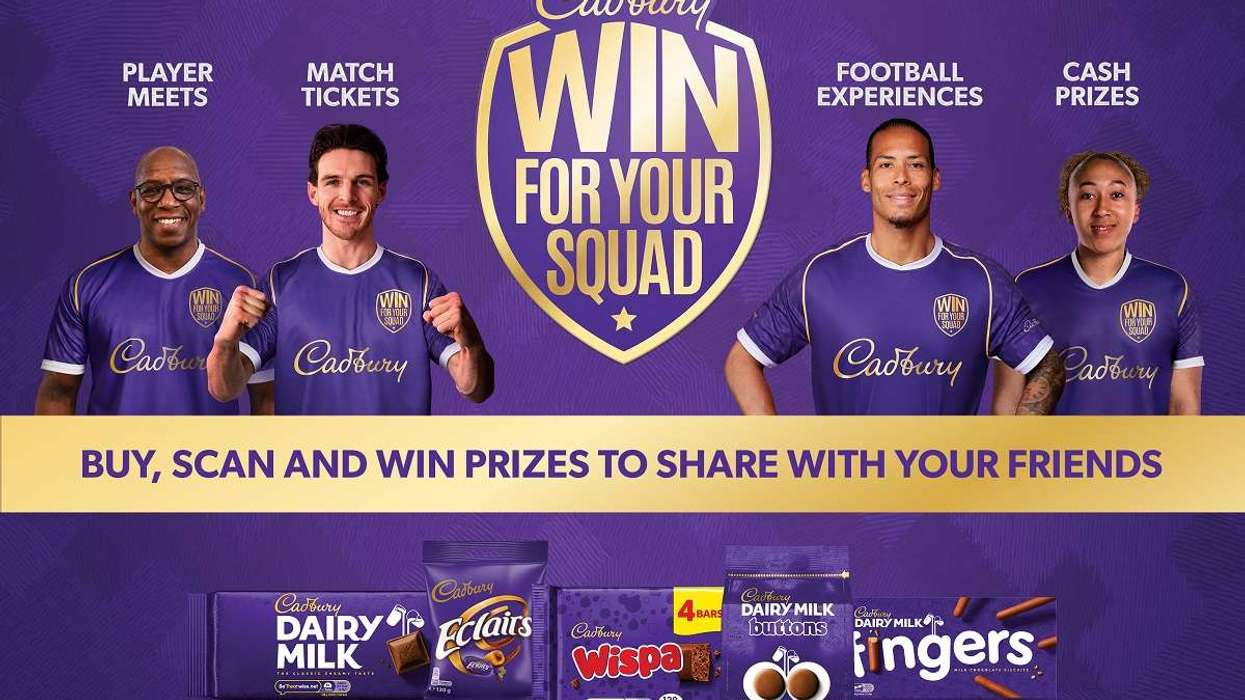 Cadbury’s Win For Your Squad campaign poster