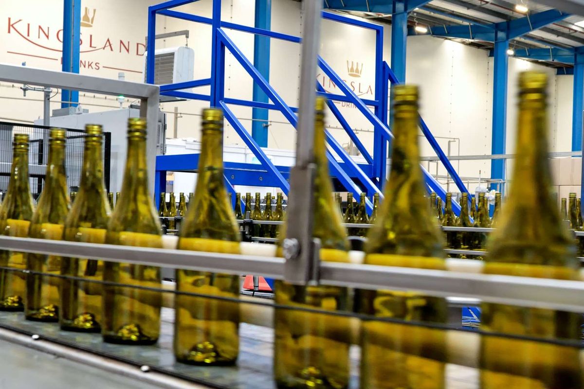 Canning line at Kingsland Drinks' Salford facility