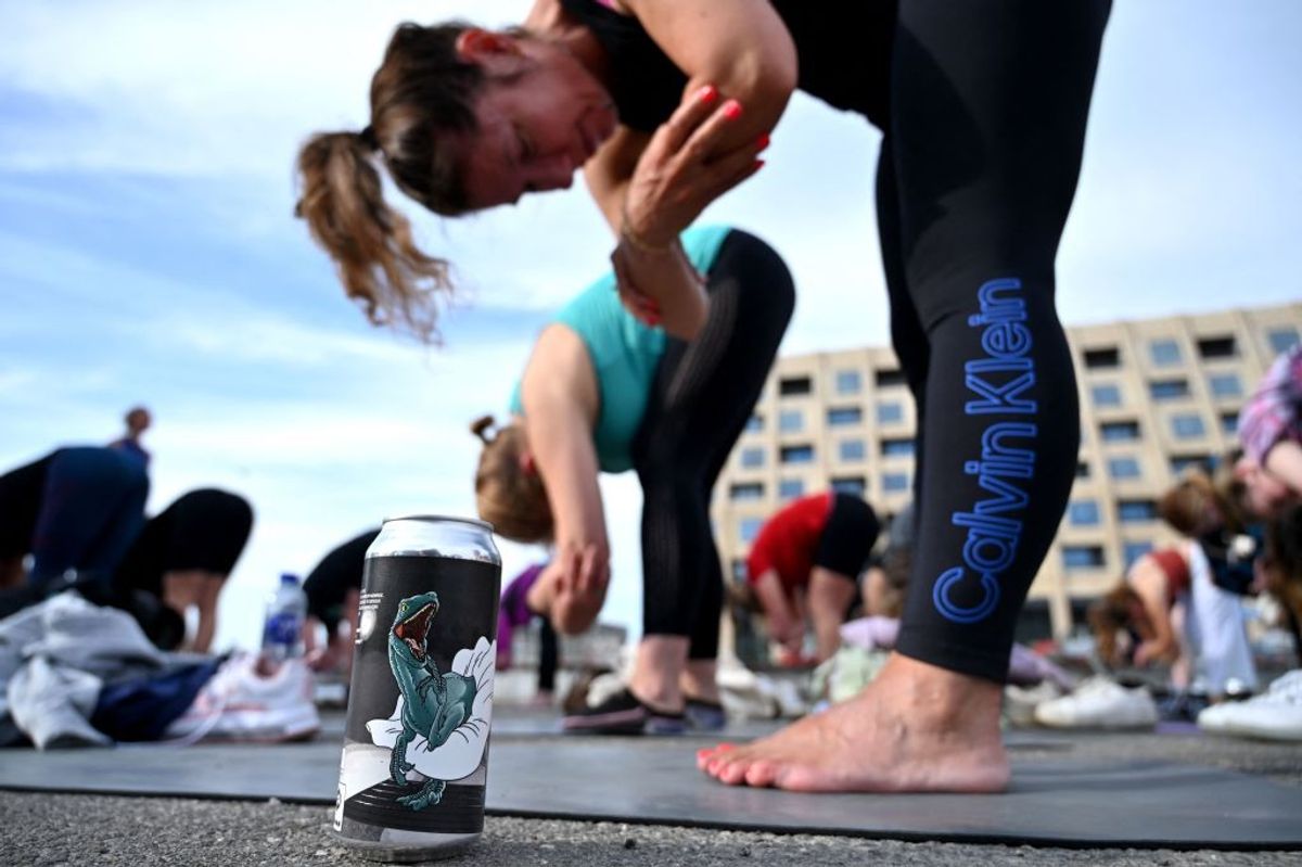 'Beer Yoga' proves a hit in Denmark