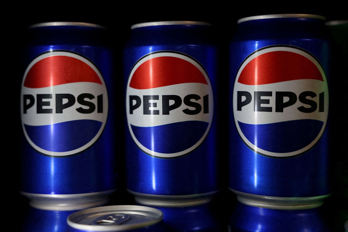 Cans of Pepsi