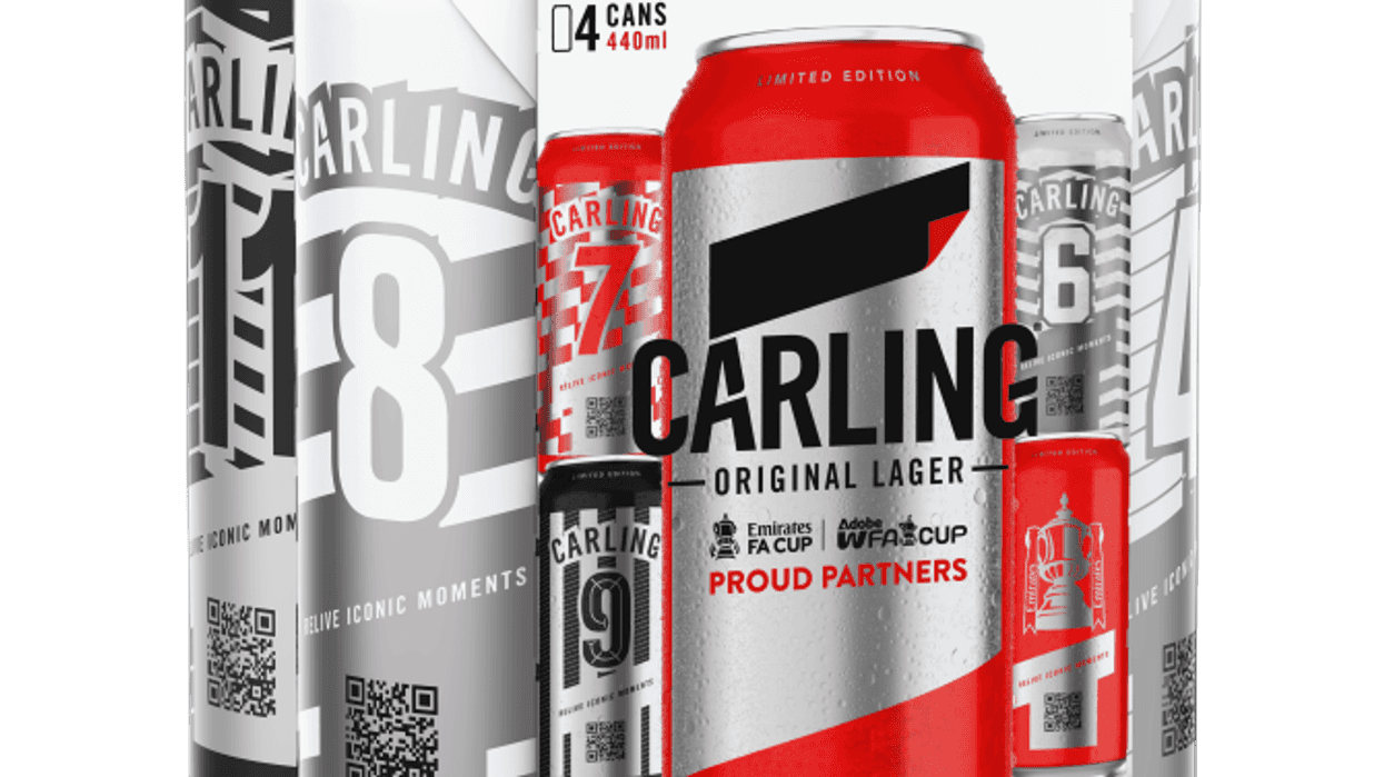 Carling Black Label FA Cup cans campaign