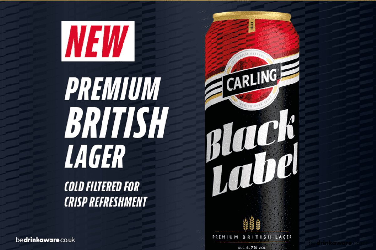 Carling Black Label launch UK