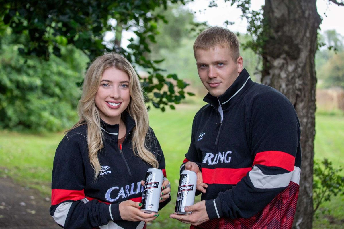 Carling retro can promotion UK