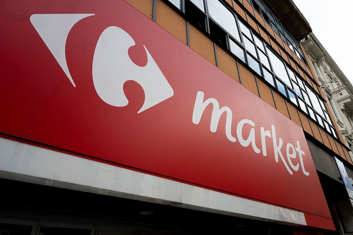 Carrefour supermarket in Milan