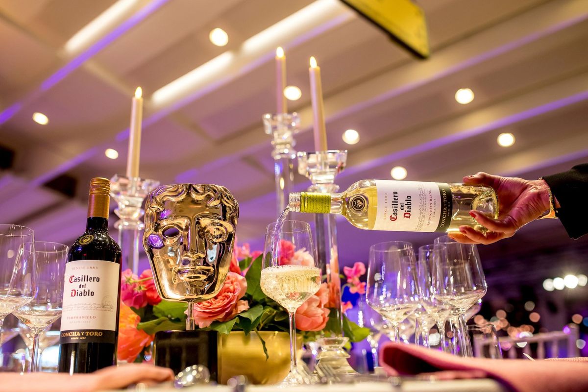 Casillero del Diablo wine served at BAFTA 2025 Television Awards VIP area