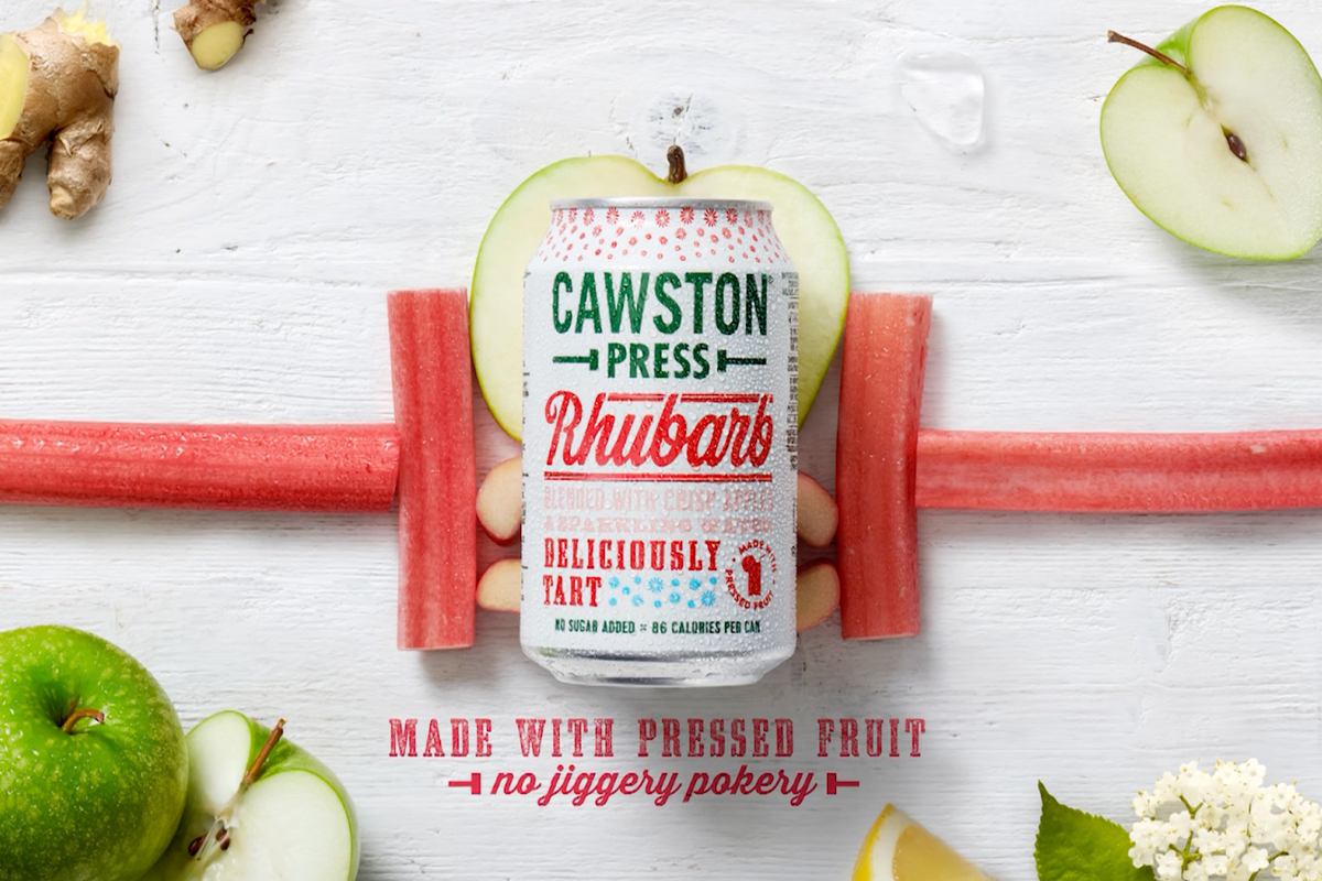 Cawston Press sparkling drink cans featured in new UK summer TV ad campaign