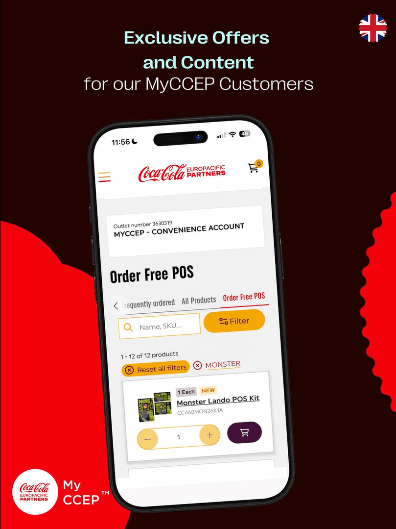 CCEP Launches MyCCEP Mobile App for Retailers