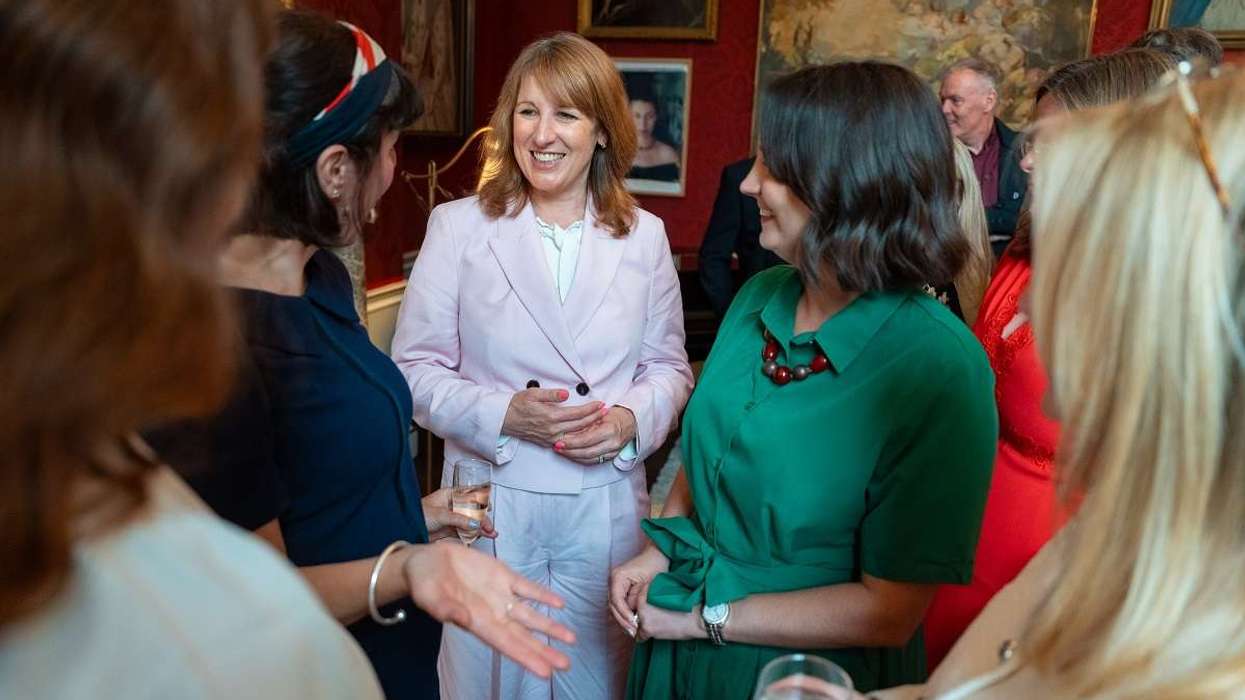 Chancellor Rachel Reeves at a reception