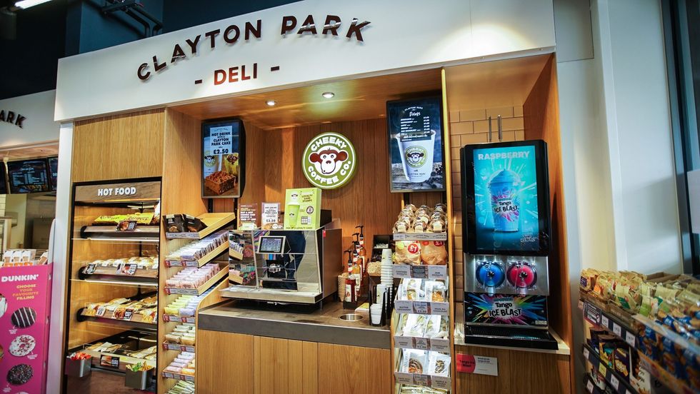 Cheeky Coffee machine SPAR Willington scaled