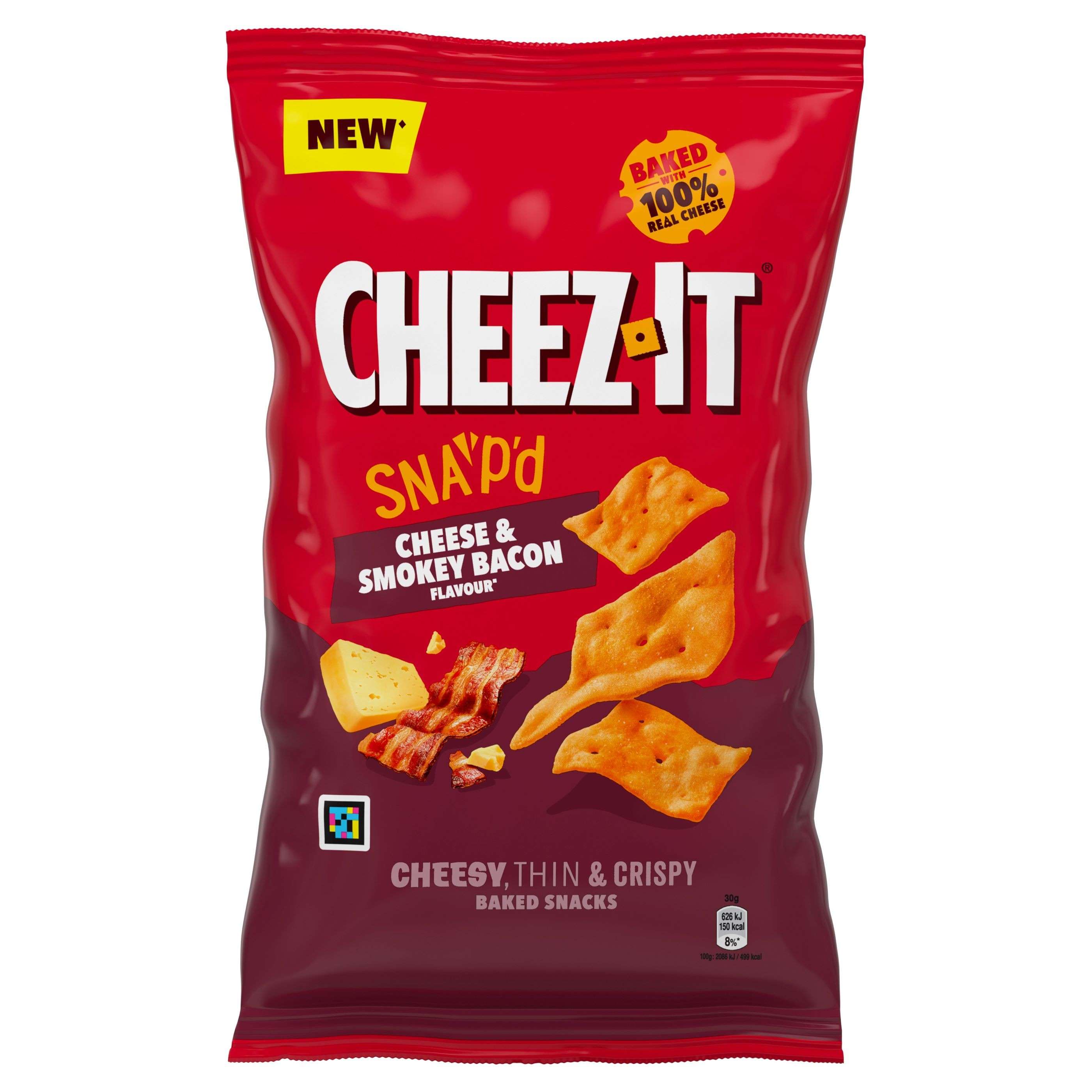 Cheez-It launches new Cheese and Smokey Bacon flavour in the UK with bold seasoning, real cheese, and signature crunch—on shelves 12 August