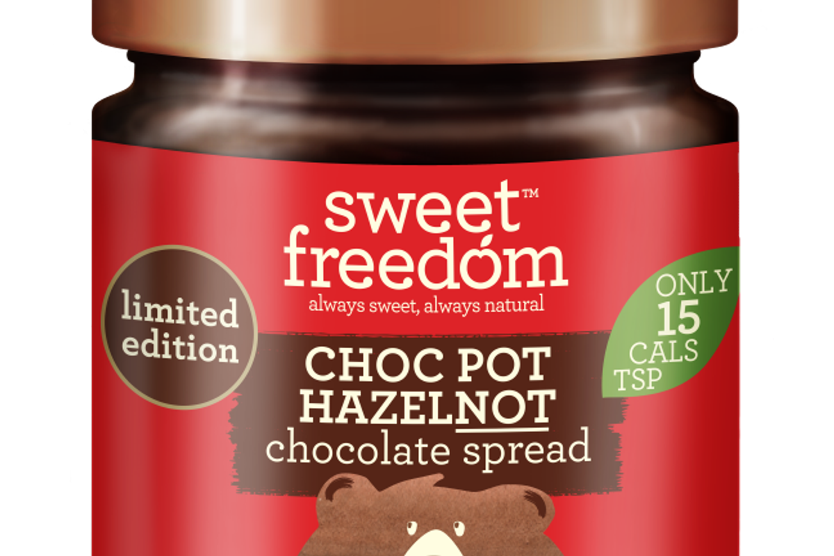 Choc Pot Hazelnot – a nut-free, plant-based chocolate spread from Sweet Freedom