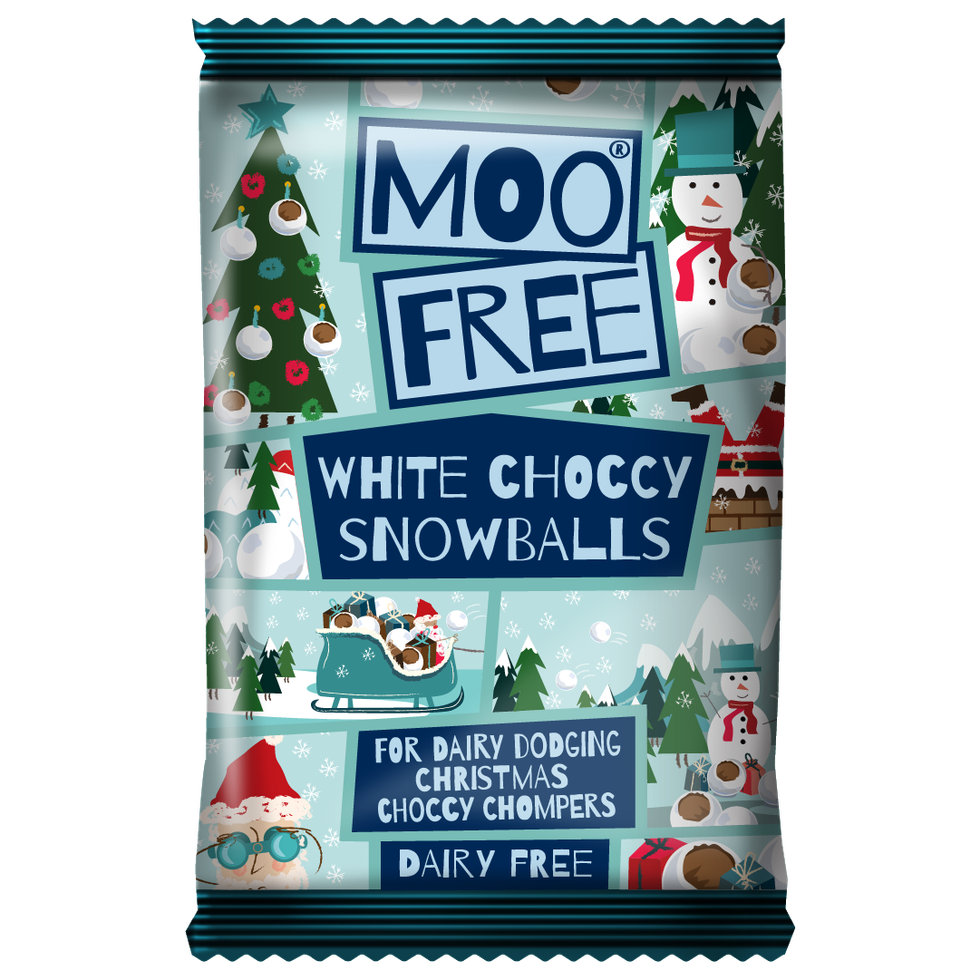 christmas dairy free vegan white chocolate snowballs