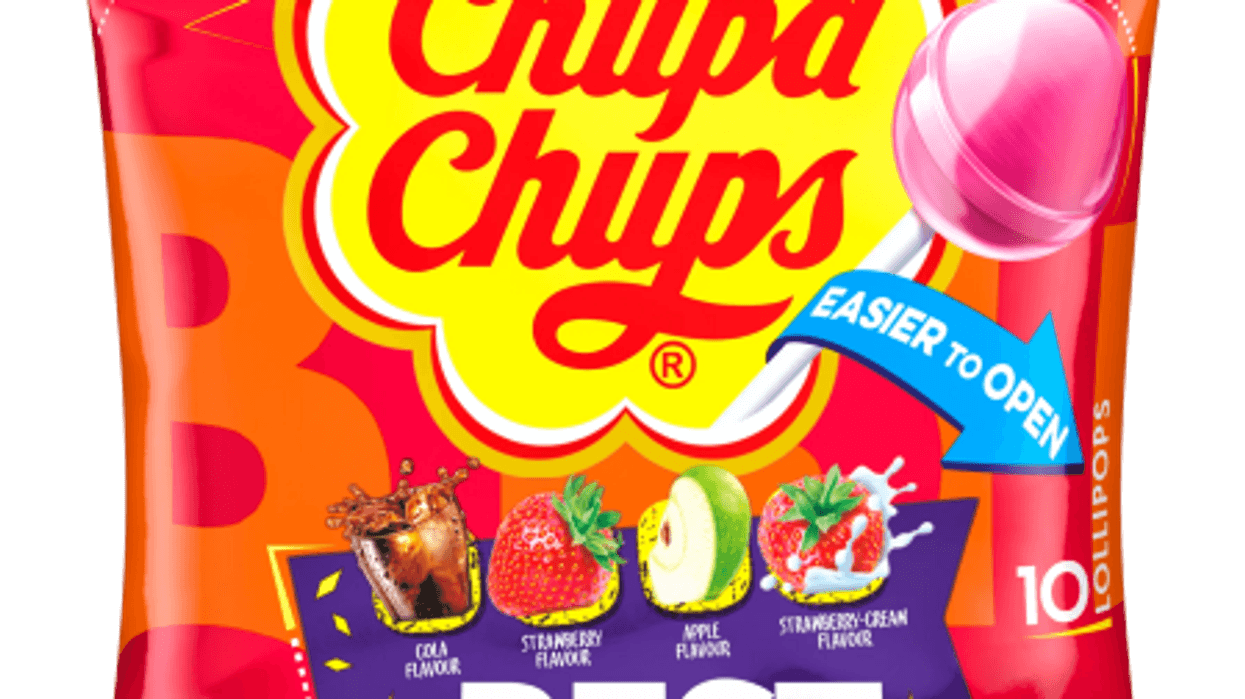 Chupa Chups easy open wrapper