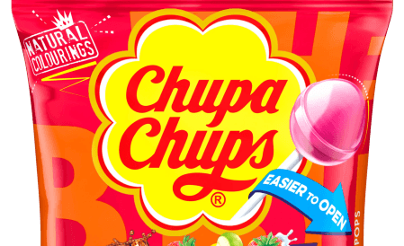 Chupa Chups easy open wrapper