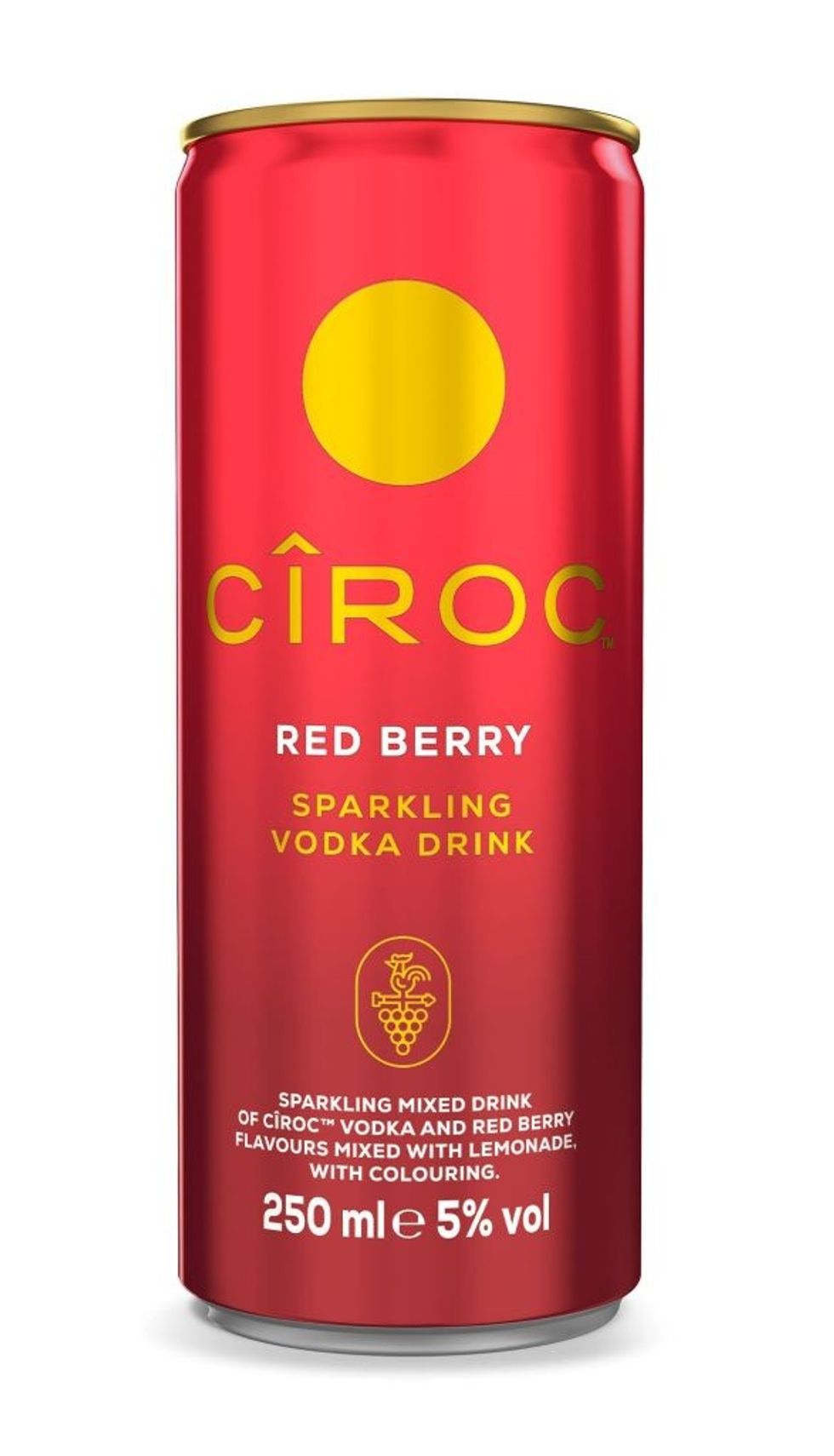 Ciroc RTD Red Berry Product Shot
