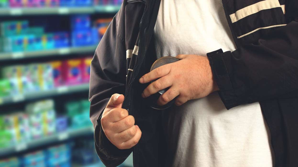 City of London shoplifting drop