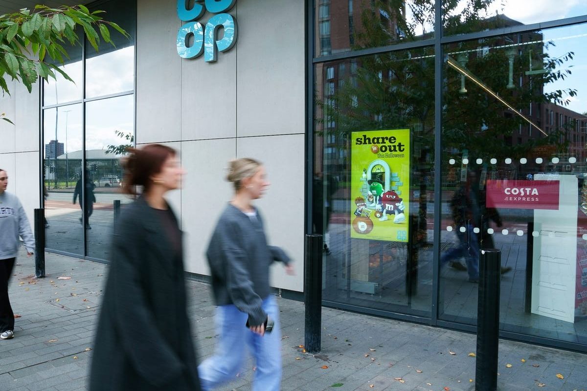 Co-op restocking shelves after cyber-attack