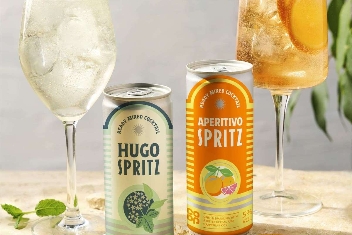 Co-op introduces Hugo and Aperitivo Spritz cans