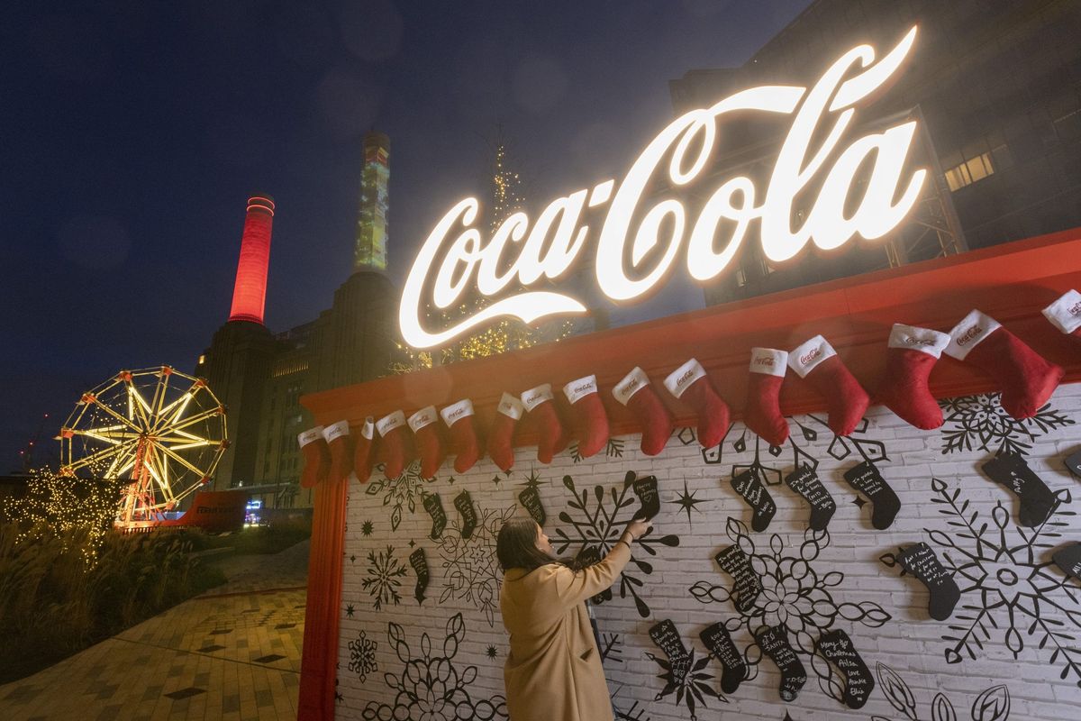 Coca-Cola takes over Battersea Power Station